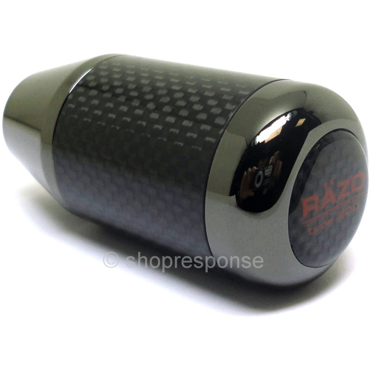RAZO RA64 Aluminum & Carbon Fiber Shift Knob - Type 200g