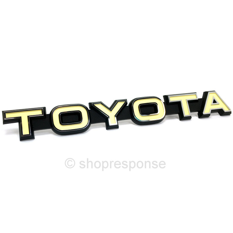 OEM Toyota 73-80 Land Cruiser BJ40 / FJ40 Front Grill Toyota Emblem (75321-90300)