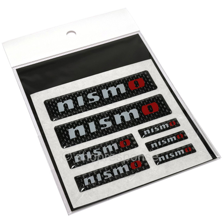 OEM / JDM Nissan Nismo Carbon Fiber Emblem Sheet (KWAA0-50P10)