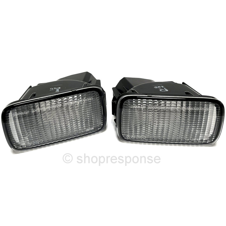 Nismo Clear Bumper Lenses / Turn Signal Lights: 8/00-02 Nissan Skyline GT-R R34 (26130-RNR40)