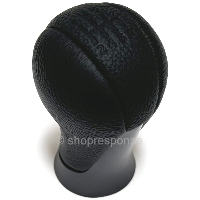 OEM Nissan 09-21 370Z Z34 Nismo All Black Leather 6 Speed Shift Knob (32865-6GA0A)