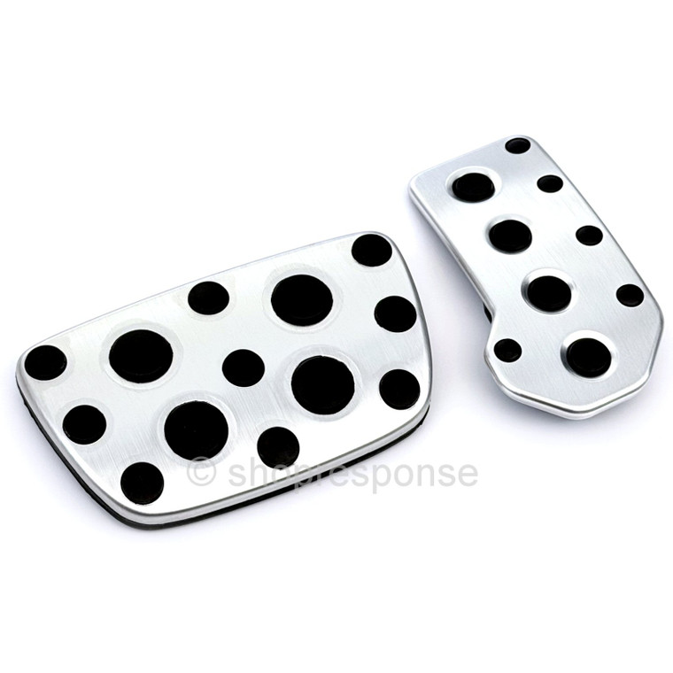 OEM Lexus Automatic Aluminum Pedal Pad Set: IS300 / IS250 / IS350 / IS-F (04000-14253 / 47121-53010)
