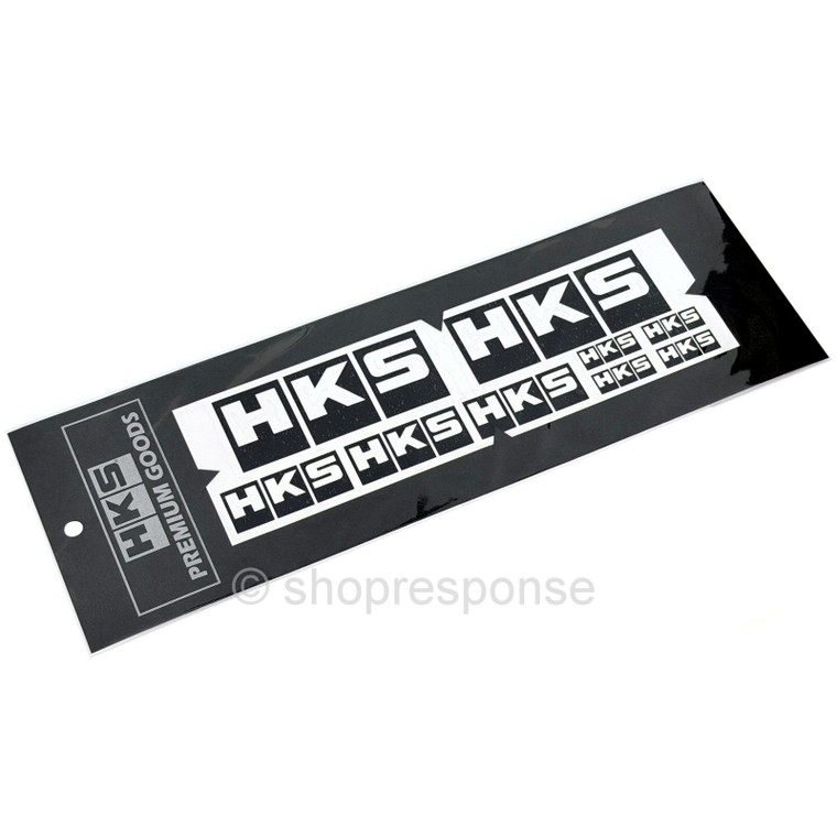HKS 51003-AK146 Premium Goods Block Logo A La Carte Sticker Sheet - Black