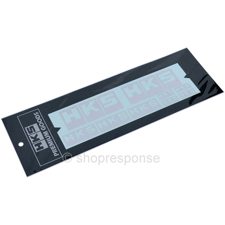HKS 51003-AK148 Premium Goods Block Logo A La Carte Sticker Sheet - Mirror Chrome