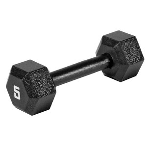 The Marcy 5 LB. Hex Dumbbell IV-2005 free weight optimizes your high intensity interval body building training