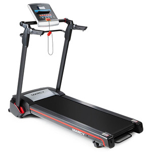 The Marcy Easy Folding Motorized Treadmill JX-651BW delivers a high intensity cardio conditioning workout to your home