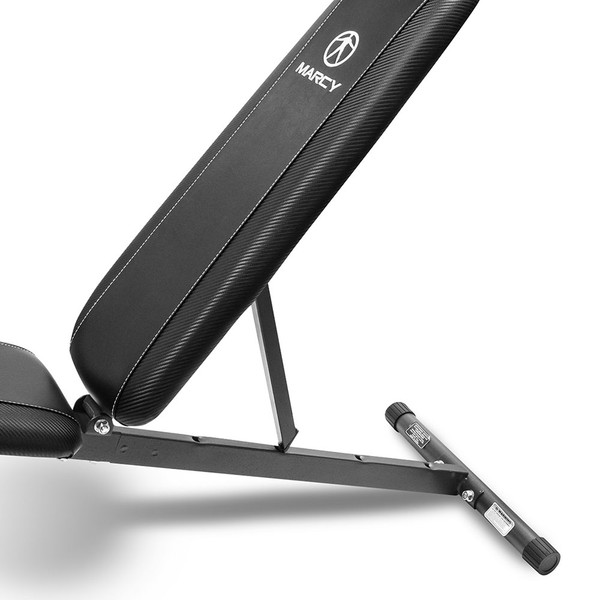 The Marcy Utility Bench SB-261W by Marcy is conveniently adjustable to vary your workout