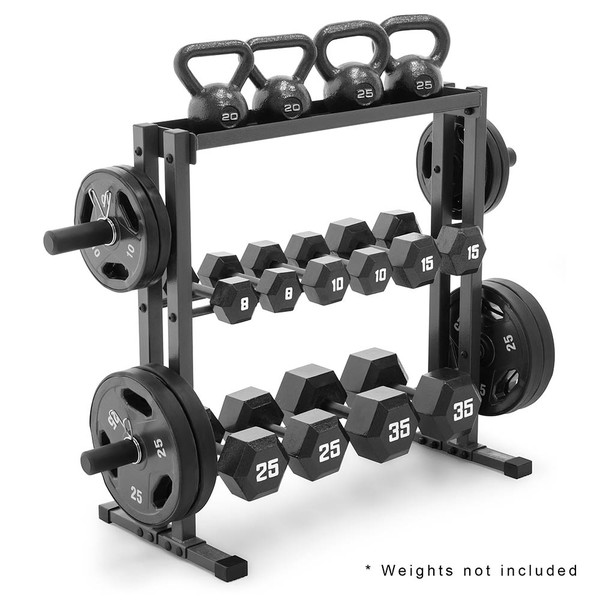 dumbbell weight set and rack