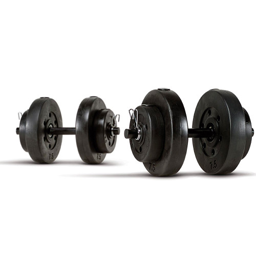 full set of dumbbell weights