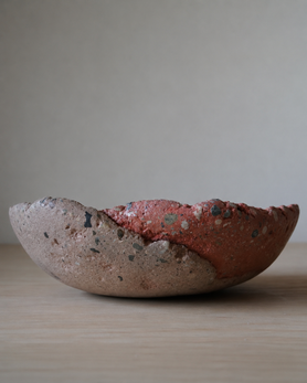 The Candy Apple & Overseas Pink Sculpted Bowl