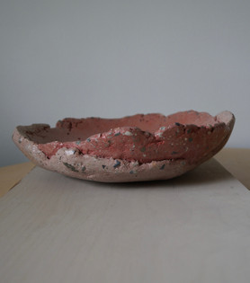 The Candy Apple & Overseas Pink Sculpted Bowl