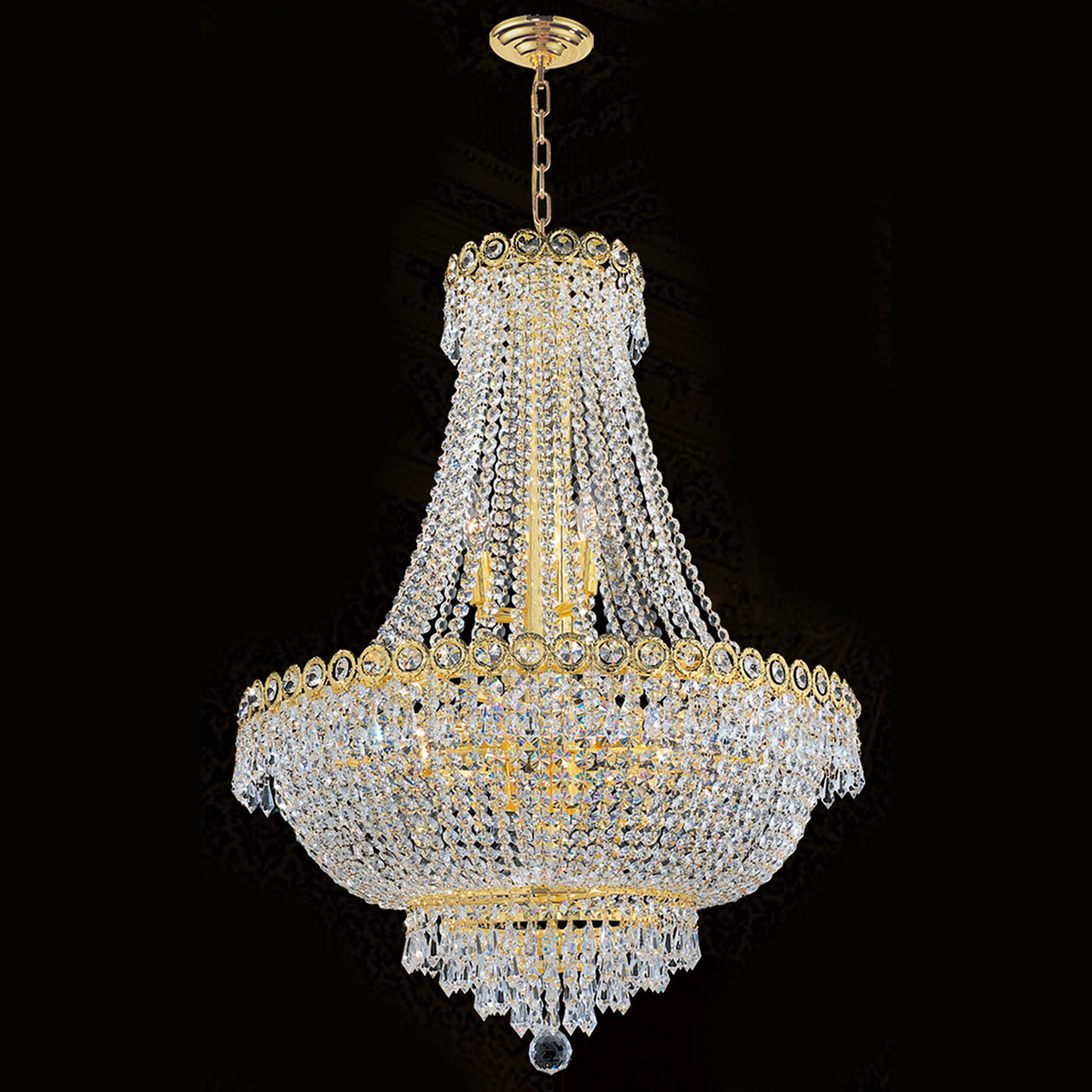 Empire Crystal Chandelier 1900D24G