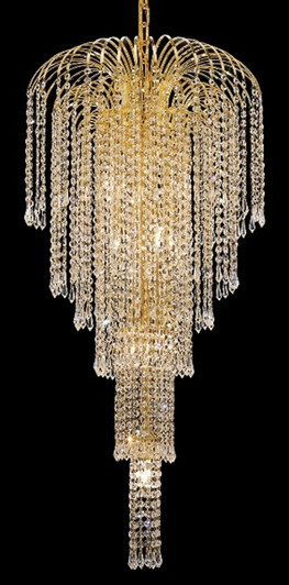 waterfall crystal chandelier