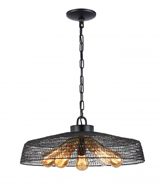 Zeev Lighting Urban Collection Dark Bronze Chandelier CD10139/5/DBZ