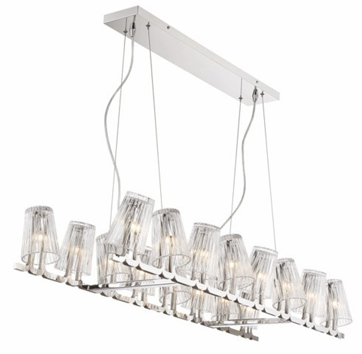 Zeev Lighting Glacial Collection Chrome Chandelier CD10185/16/CH