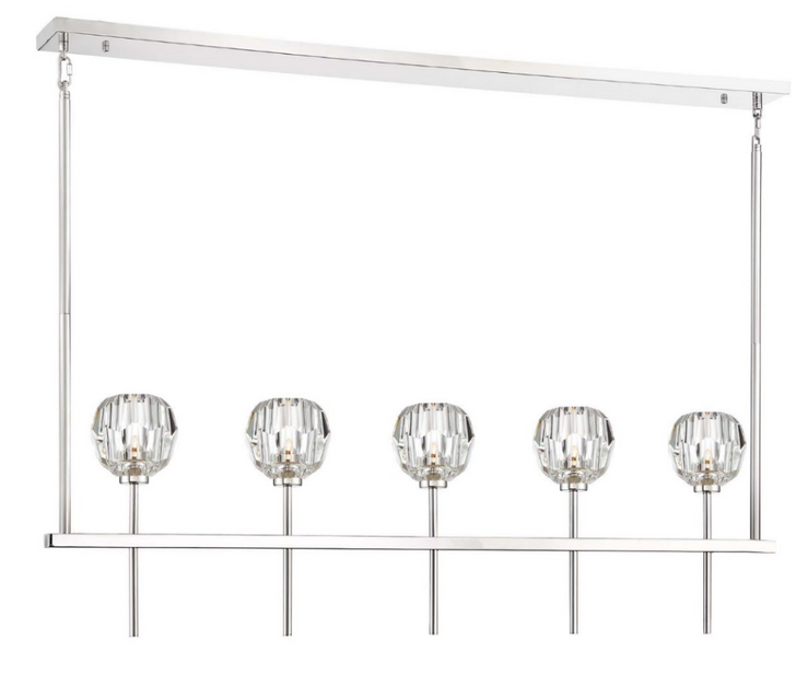 Zeev Lighting Parisian Polished Nickel Chandelier CD10269/5/PN