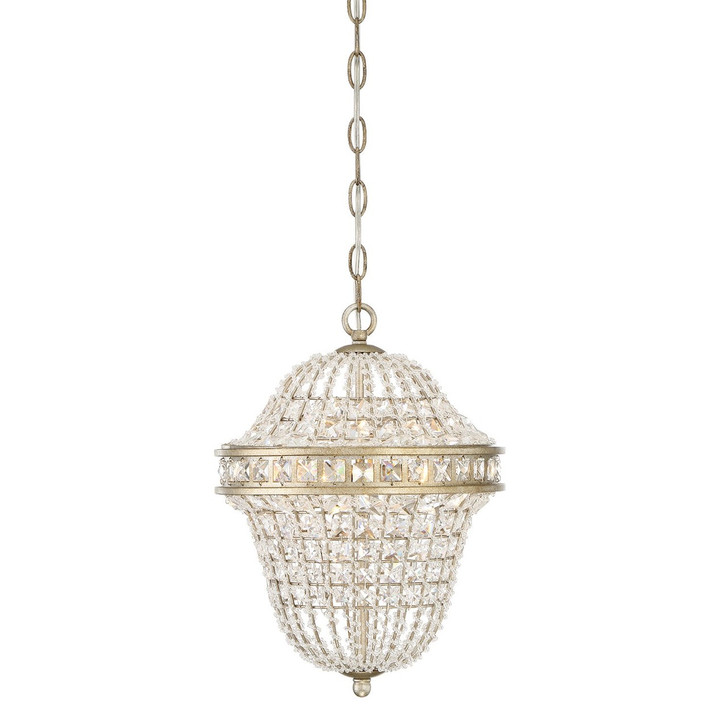 Zeev Lighting Noveau Collection Rustic Antique Silver Pendant Ceiling Ligh P30060/3/RAS