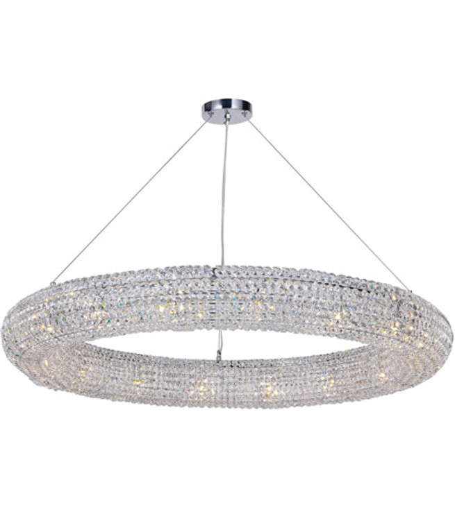 16 Light Chandelier with Chrome Finish 1057P40-16-601