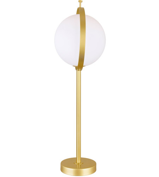 1 Light Table Lamp with Brass Finish 1153T10-1-169-A
