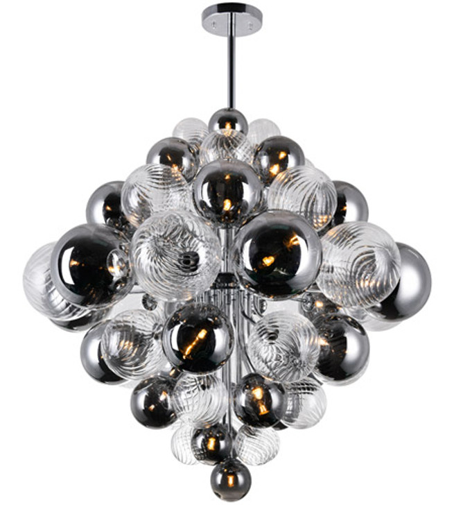 27 Light Chandelier with Chrome Finish