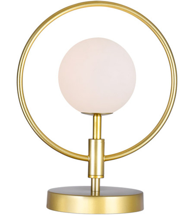 1 Light Lamp with Medallion Gold Finish