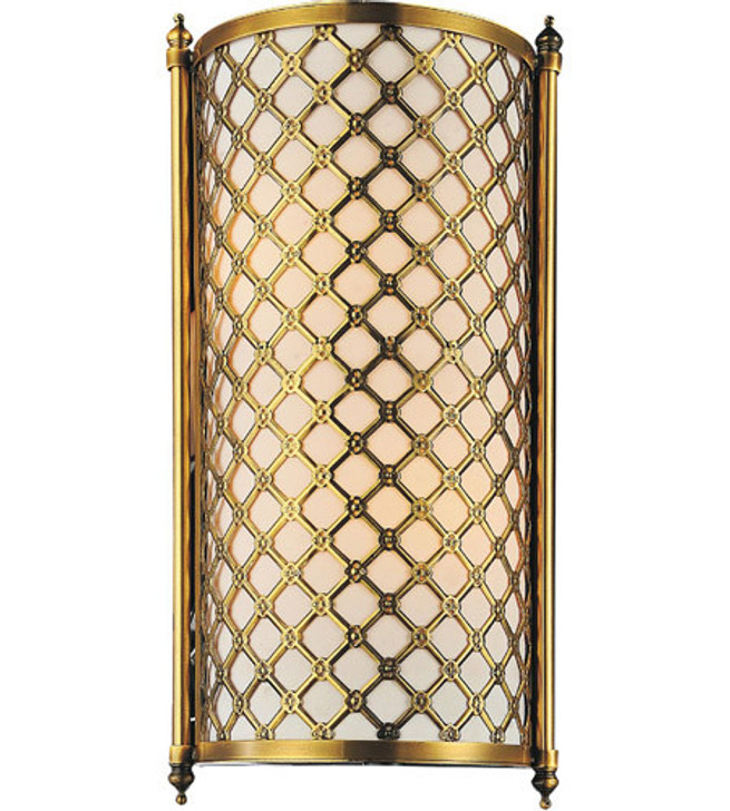 2 Light Wall Sconce with French Gold finish