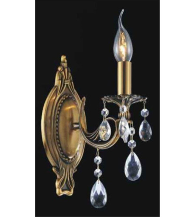 1 Light Wall Sconce with French Gold finish