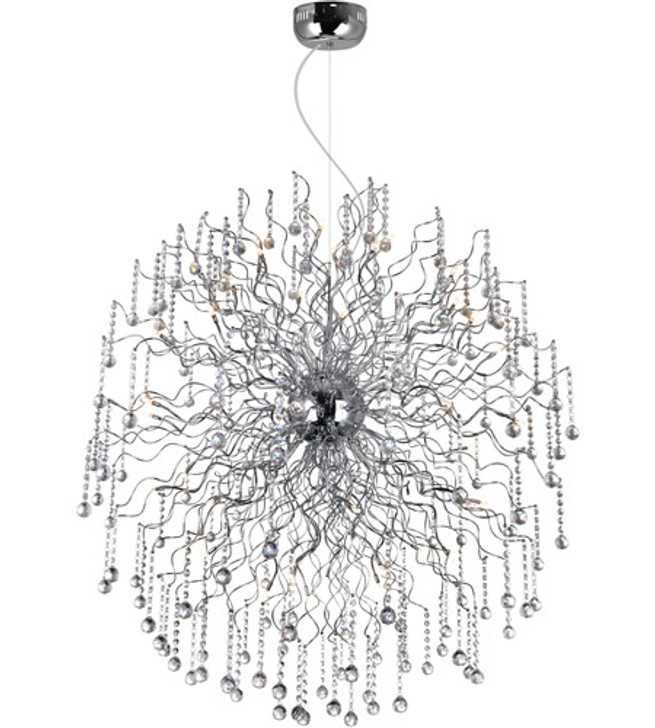 48 Light  Chandelier with Chrome finish