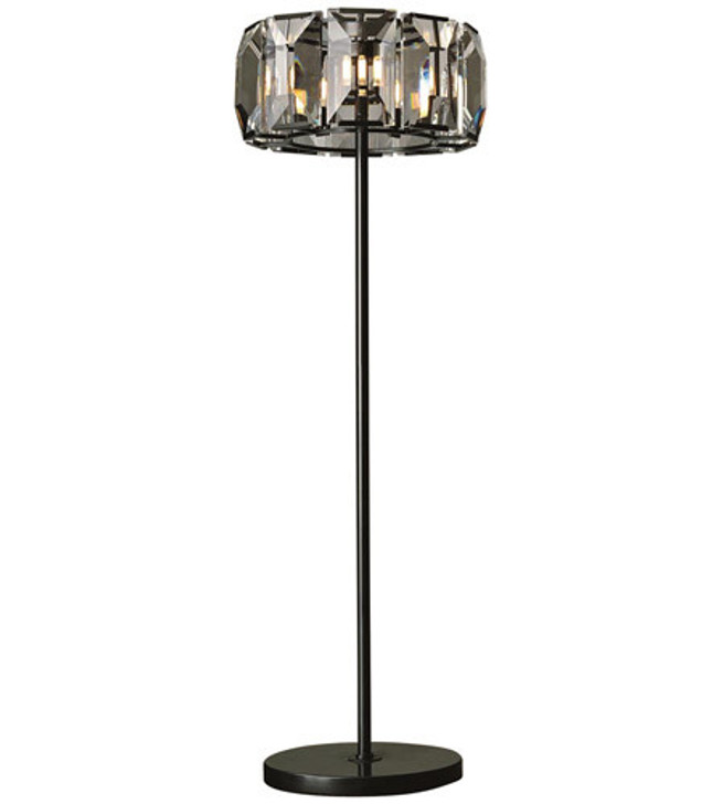 8 Light Floor Lamp with Black finish