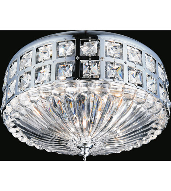 4 Light Bowl Flush Mount with Chrome finish 5039C13C