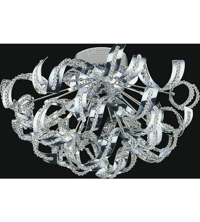 13 Light  Flush Mount with Chrome finish 5067C22C