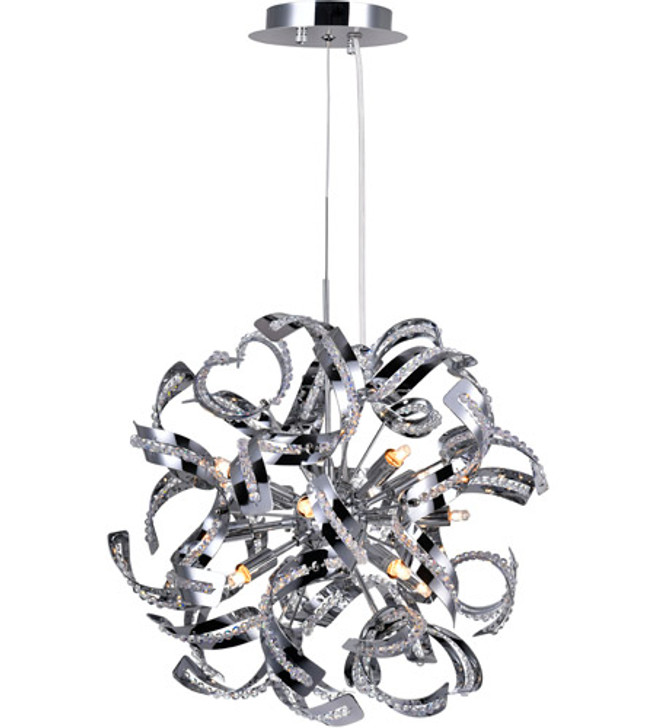 12 Light  Chandelier with Chrome finish 5067P19C