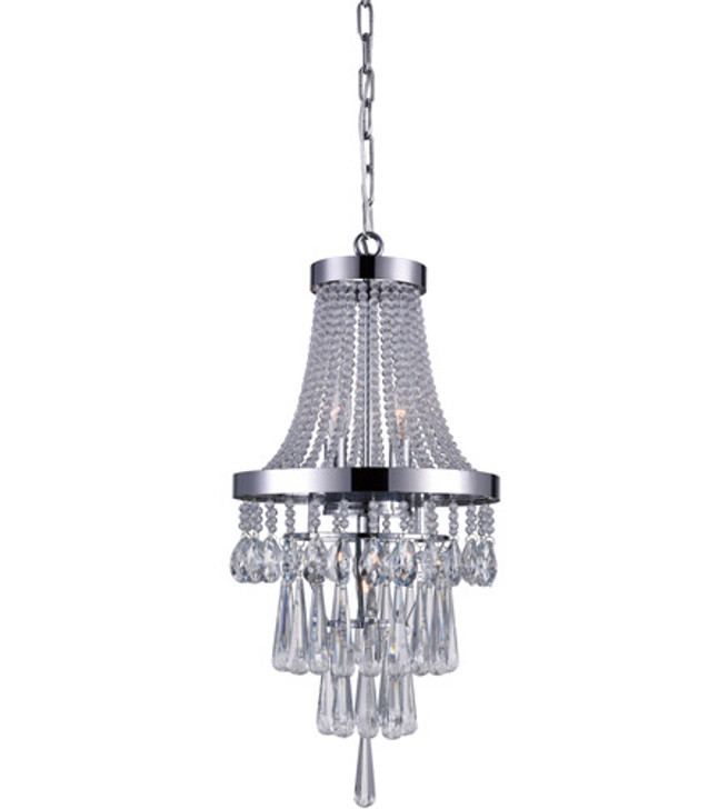 3 Light  Chandelier with Chrome finish 5078P12C