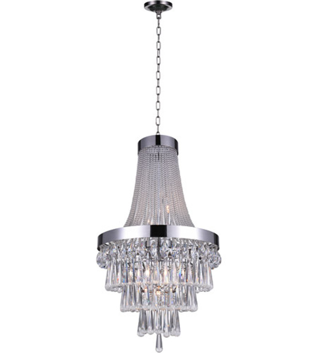 7 Light  Chandelier with Chrome finish 5078P20C