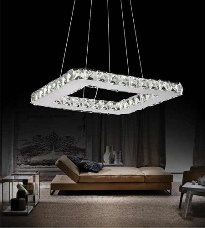 LED  Chandelier with Chrome finish 5080P15ST-S
