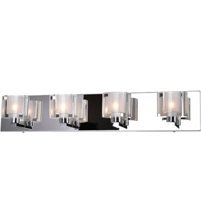 4 Light Wall Sconce with Chrome finish 5540W25C-601