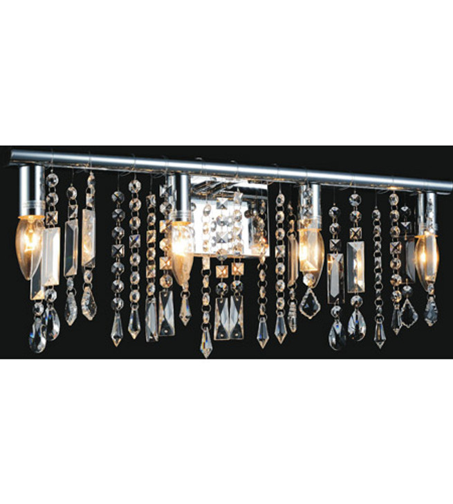 4 Light Vanity Light with Chrome finish 5549W24C