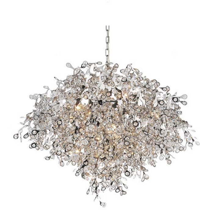 17 Light Down Chandelier with Chrome finish 5630P35C