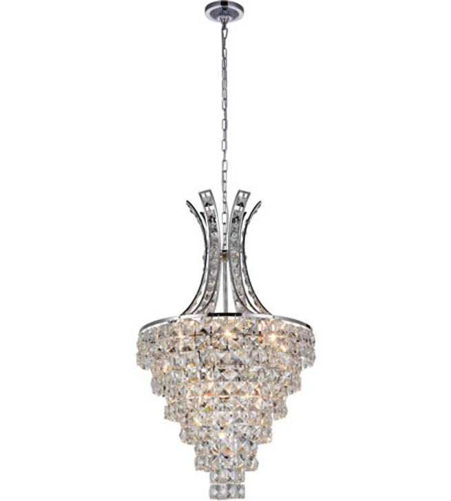 9 Light  Chandelier with Chrome finish 5685P16C