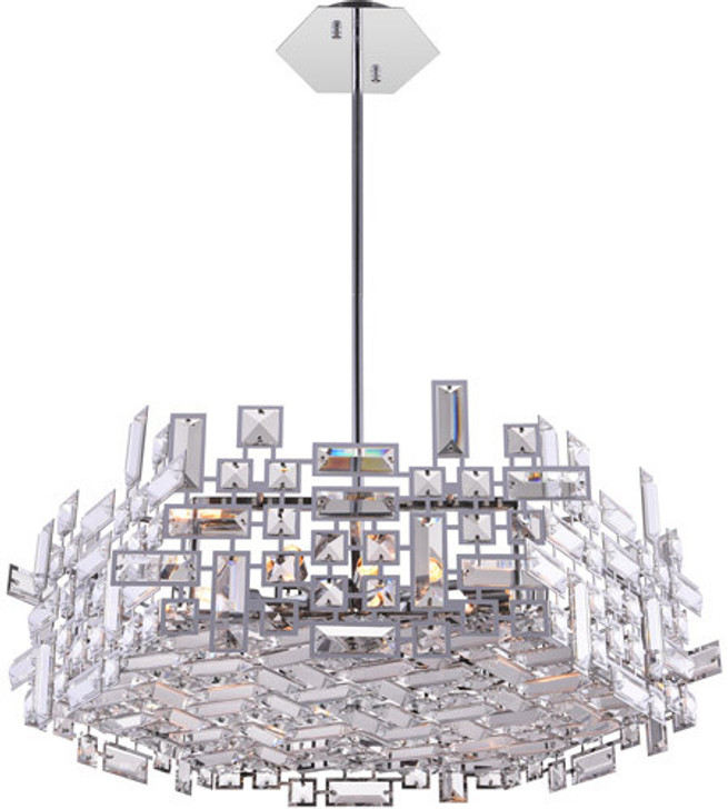 12 Light  Chandelier with Chrome finish 5689P24-12-601