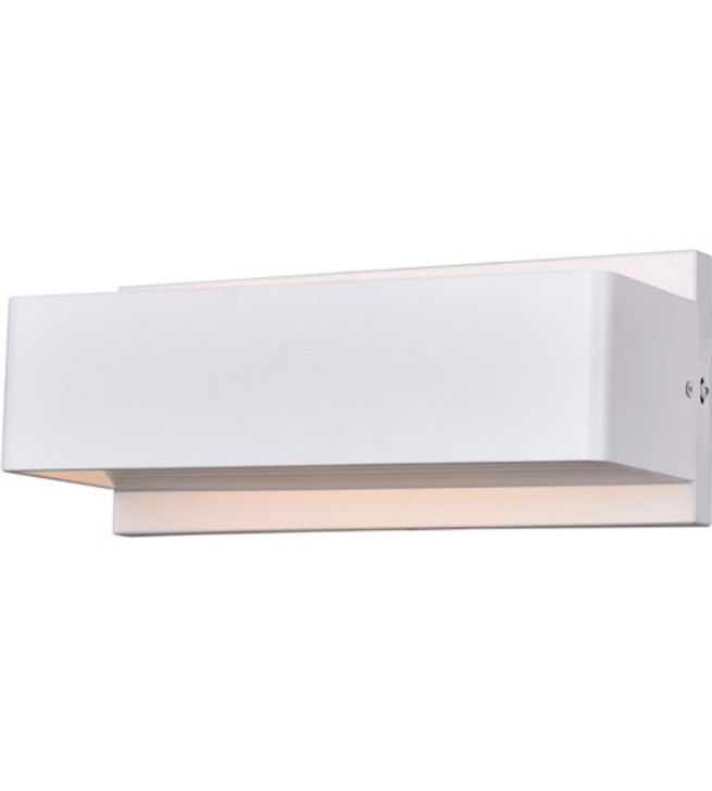 LED Wall Sconce with White Finish 7146W12-103