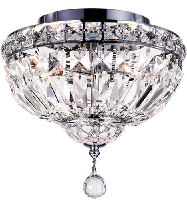 2 Light Bowl Flush Mount with Chrome finish 8003C10C