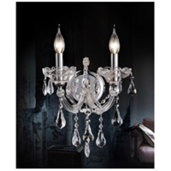 6 Light Up Chandelier with Chrome finish 8318P22C-6 (Smoke)