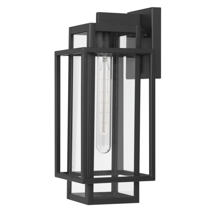 Tahoma 20 In 1-Light Matte Black Finish - Outdoor Wall Sconce Lamp