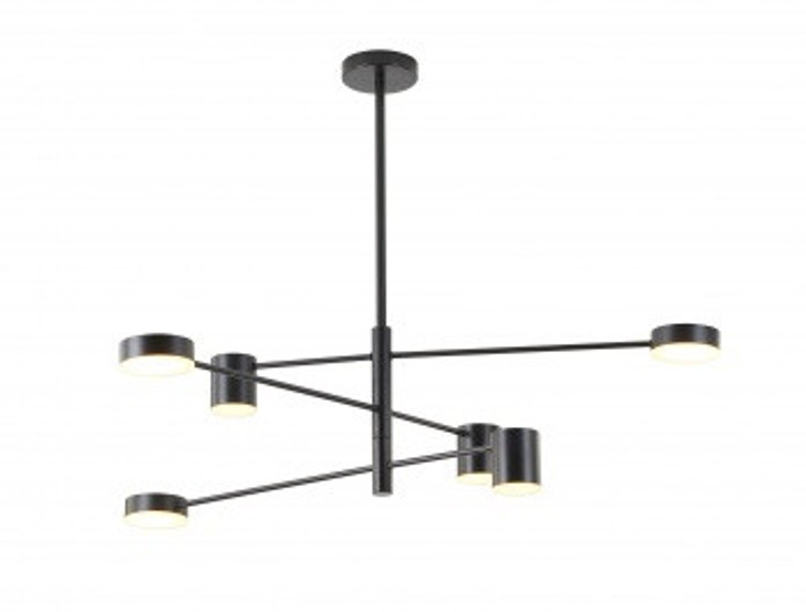 Canada LED 40 inch Black Chandelier Ceiling Light BE20C40B