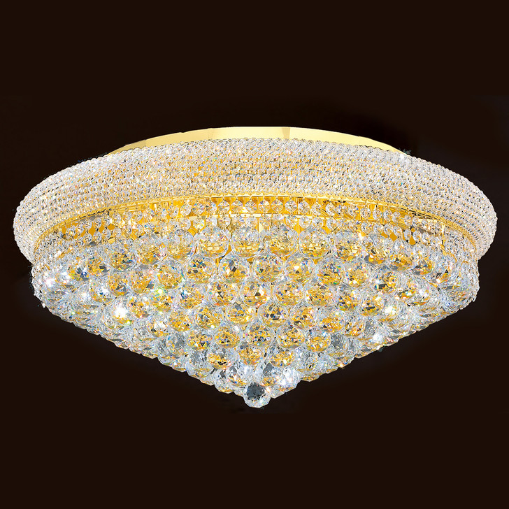 Bagel Crystal flush mount light KL-41035-2813-G