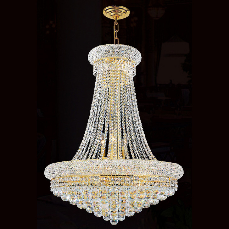 Crystal bagel chandeliers KL-41035-28-G