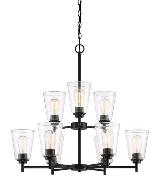 9-Light Hanging Fixture 95789-MB