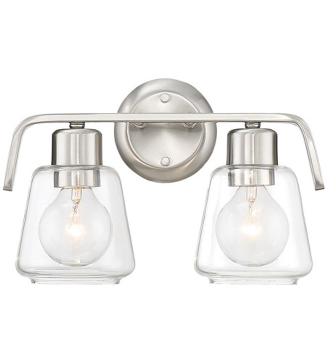 2-Light Bathroom Fixture 96202-SP