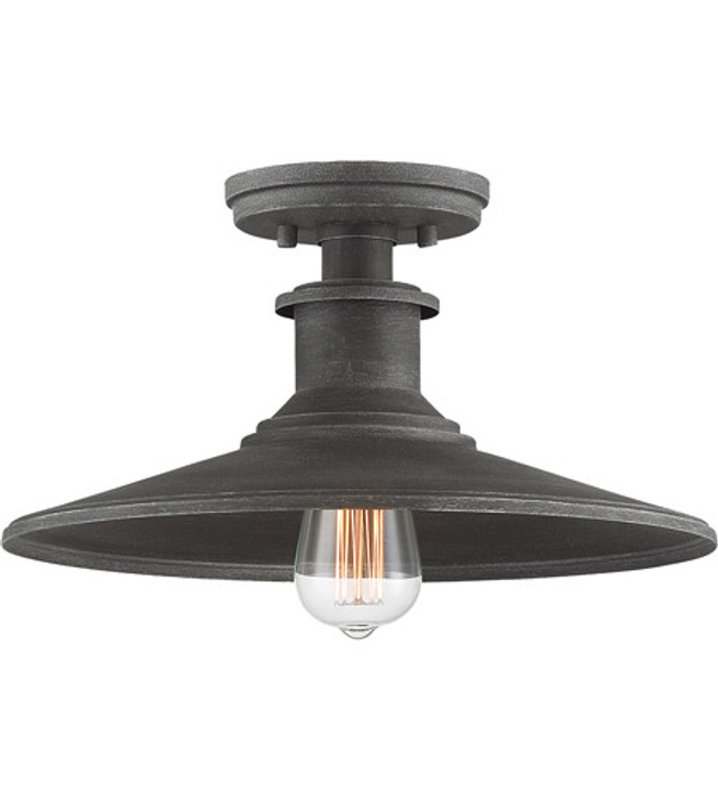 1LT SEMI FLUSH D207M-SF-WP